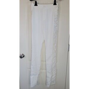 PrettyLittleThing Ruched Panel Straight Leg Pants